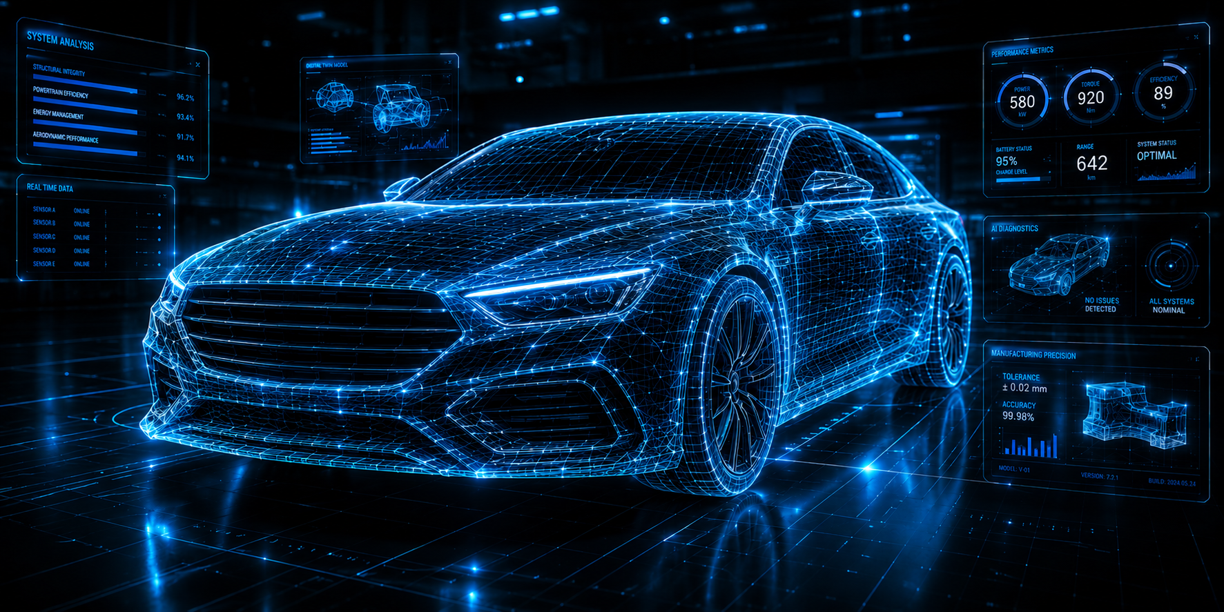 Digital Twin do veículo — análise estrutural, métricas de performance e diagnóstico por IA